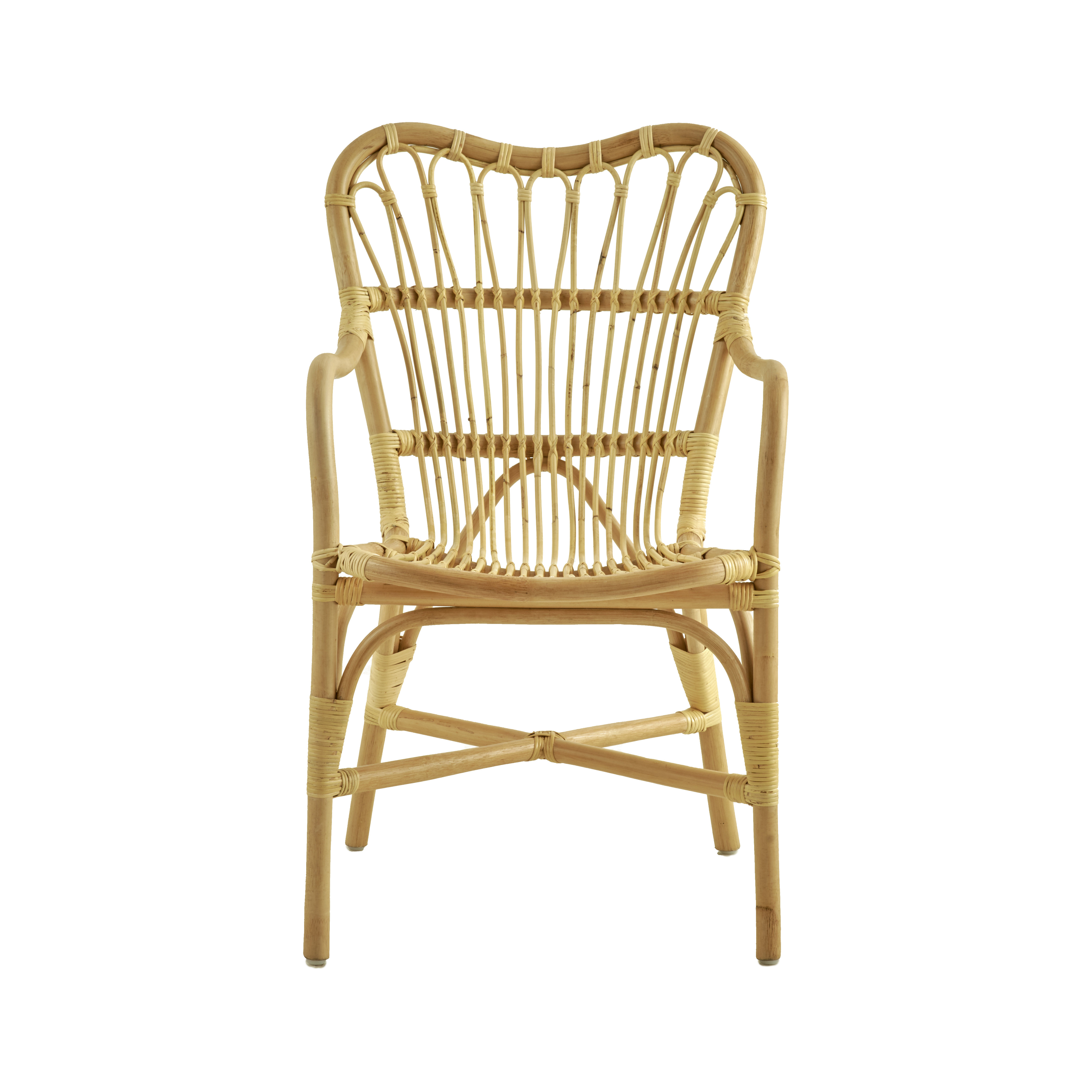 Rattan dining armchair discount